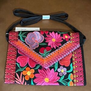 Floral Embroidered Women's Bag